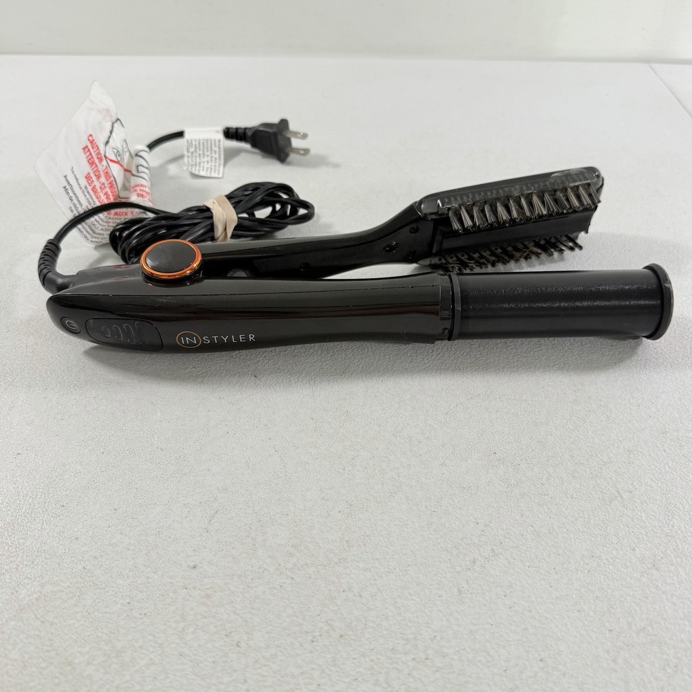 InStyler Max-2Way The Rotating Hot Iron Brush IS2.1-1001 Black Tested 120V 60W
